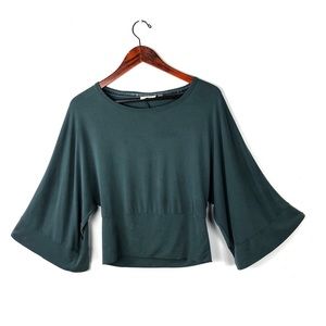 Anthropologie Deletta blouse batwing bell sleeve